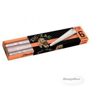 Zig-Zag 1 1/4 Cones 6PK 24/Unit