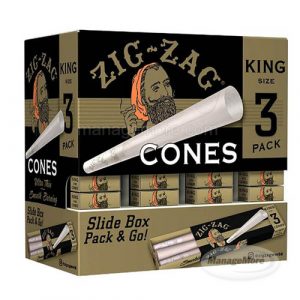 Zig-Zag King Size Cones 6PK Ultra Thin Display 36/BX 16BX/CS