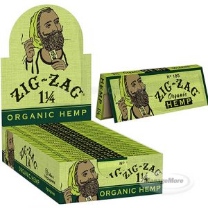 Zig-Zag Organic Hemp Paper 1 1/4 24/BX 25BX/CS