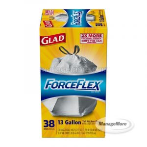 Glad Forceflex Tall Kitchen Bags 38CT