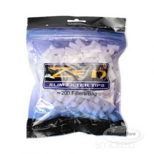 Zen Filter Tips 200/Bag: Slim Size