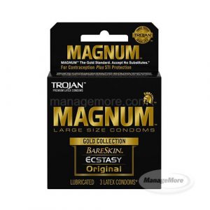 Trojan Condoms 3 X 6PK (8): Magnum Gold Collection