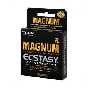 Trojan Condoms 3 X 6PK/Unit (8): Ecstasy Magnum