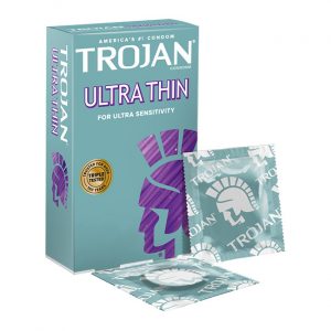 Trojan Condoms 3 X 6PK/Unit (8) Ultra Thin Spermicidal