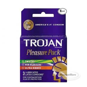 Trojan Condoms 3 X 6PK/Unit (8): PleasurePK