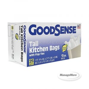 Goodsense Tall Kitchen Bags 13GAL 25CT
