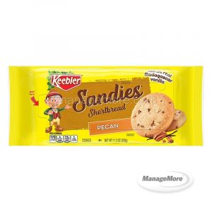 Keebler Sandies Shortbread Pecan 11.3OZ