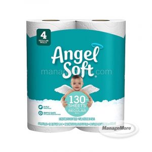 Angel Soft 4 Regular Rolls Bathroom Tissue