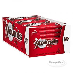Hershey's Mounds Dark Chocolate King Size 18CT