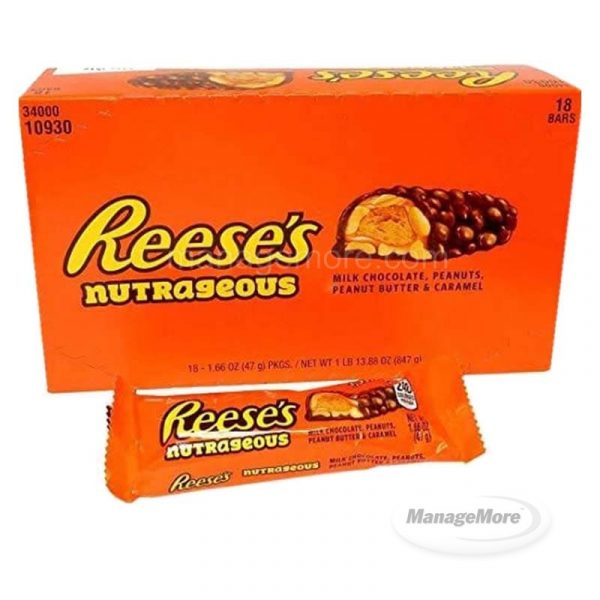 Reese's Nutrageous Regular Size 18CT