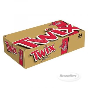 Twix Caramel King Size Cookie Bar Candy 24CT