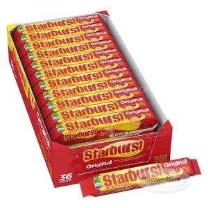 Starburst Original King Size Fruit Chews Candy 36CT