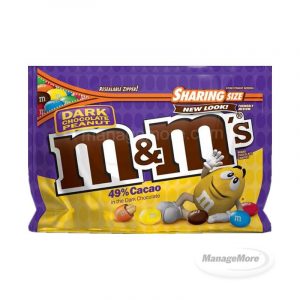 Mars M&M Dark Chocolate Peanut 24CT