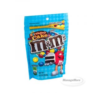Mars M&M Birthday Cake
