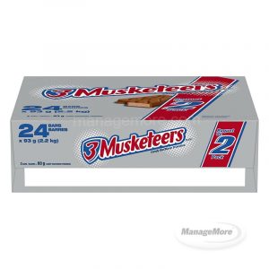 Mars 3 Musketeers Regular Size