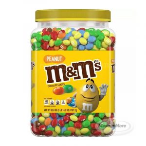 Mars M&M Peanut 62OZ Tub