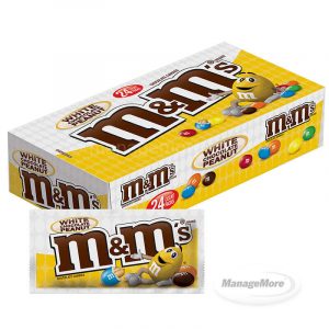 Mars M&M White Chocolate Peanut 24CT
