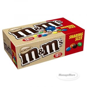 Mars M&M Almond Share Size 18CT