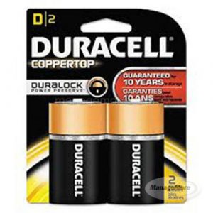 Duracell USA Coppertop 06/UNIT (4): D-2