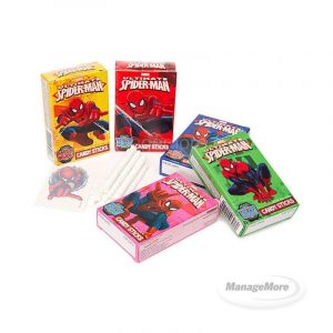 Spiderman Candy Sticks