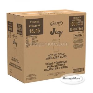 Dart Foam Cups 16OZ / 16CT