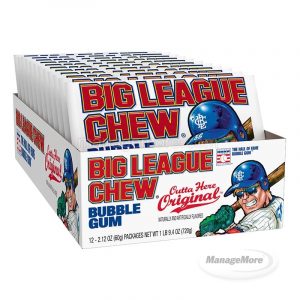 Big League Chew Bubble Gum 12CT