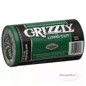 Grizzly Tobacco  (Long Cut Wintegreen)