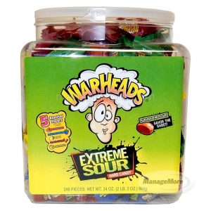Warheads Mega Jar 240CT