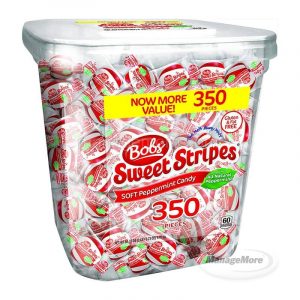 Bob's Sweet Stripe Peppermint Candy Jar