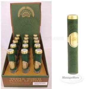 Lighter- Triple Torch- Cigarstick H Upmann 15/Display