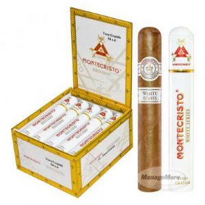 Montecristo White Toro Grande Tubo (6 X 54) 15/BOX