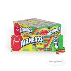 Airheads Xtremes Candy Rainbow Berry 18CT