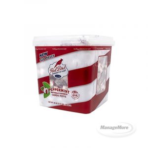 Red Bird Peppermint Puffs Tub