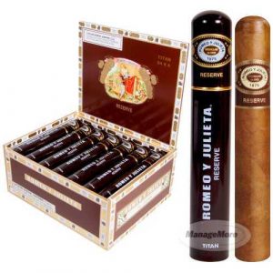 Romeo Y Julieta Habana Reserve Titan Alum Tubo (54X6) 21/BOX