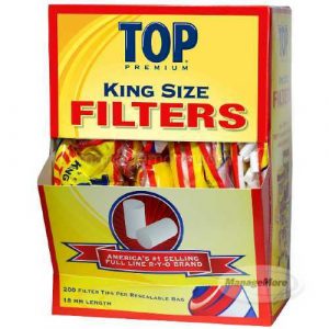 Top Filter Tips 200CT Bag 16/UNIT (12): King Size
