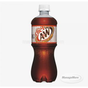 Diet A&W Root Beer 20OZ  24CT