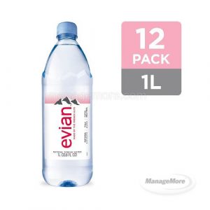 Evian Water 1L Water 12/CS