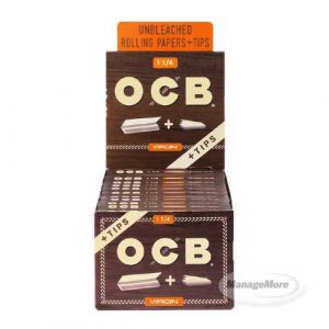 OCB Virgin Paper 24/UNIT 1-1/4 W/TIP