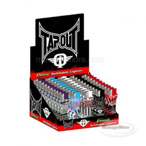 Tapout LED Electronic Refillable Lighter 50/Tray Asst Design
