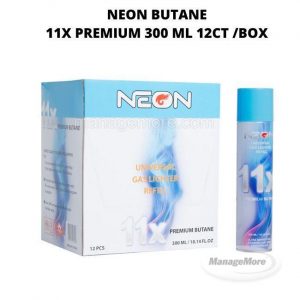 Neon Butane 11X Premium 300ML 12/BOX