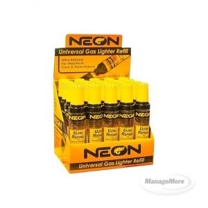 Neon Universal Gas Lighter Refill 20CT BOX