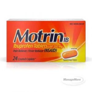 Motrin Ibuprofen 200MG/24CT