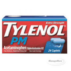 Tylenol PM Caplets 24CT X 6 Bottles