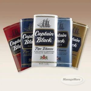 Captain Black Pipe Tobacco 1.5OZ Pouch 6/UNIT (24)