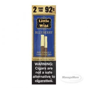 Good Times Little N Wild Tipped Cigar 2/92C 2 X 15CT Pouch