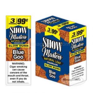 Show Masters Natural Leaf Cigarillos 3/$0.99 X 15 Pouches/Unit (24)