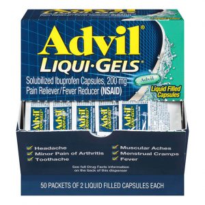 Advil Liqui-Gels 2CT Pouch X 50/BOX