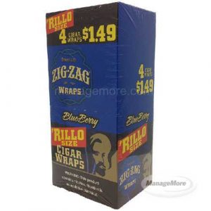 Zig-Zag Rillo Cigar Wraps 4 For $1.49 (24)
