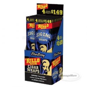 Zig-Zag Rillo Cigar Wraps 4 For $0.99 (24)