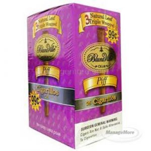 Blunt Ville Cigarillos 3 For $0.99 25/Unit (50)